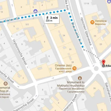 1 Bedroom On B. Khmelnytskogho - Centre Львів